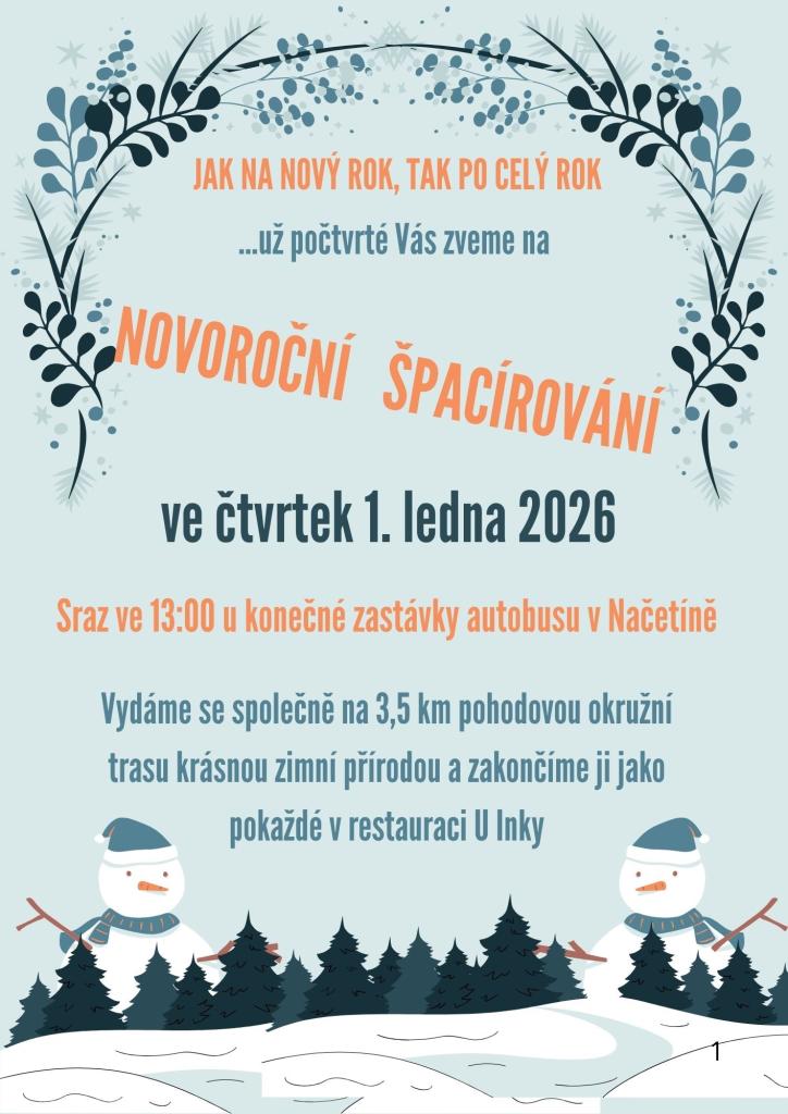 Novoroční špacírování