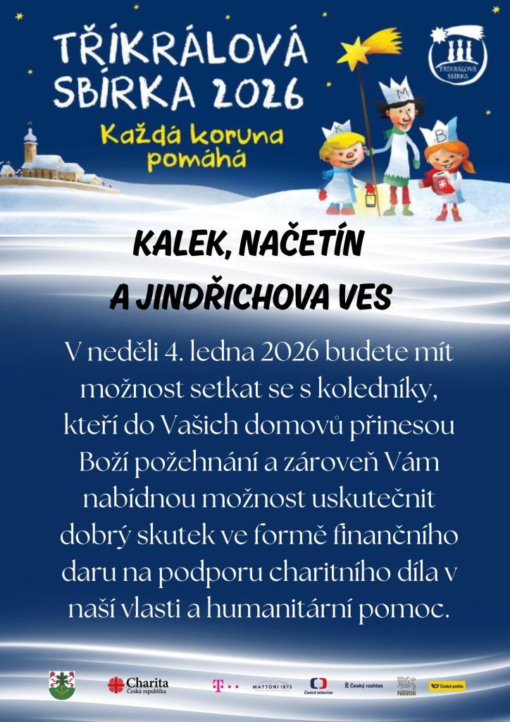 Tříkrálová sbírka 2026