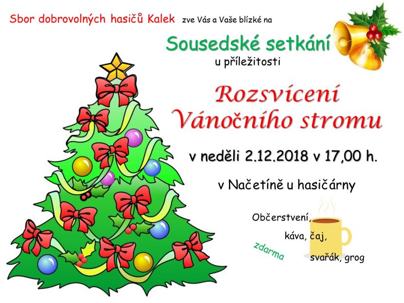 Rozsvícení VÁNOČNÍHO STROMU